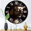 Horloge murale en métal Golden Buddha-93383964