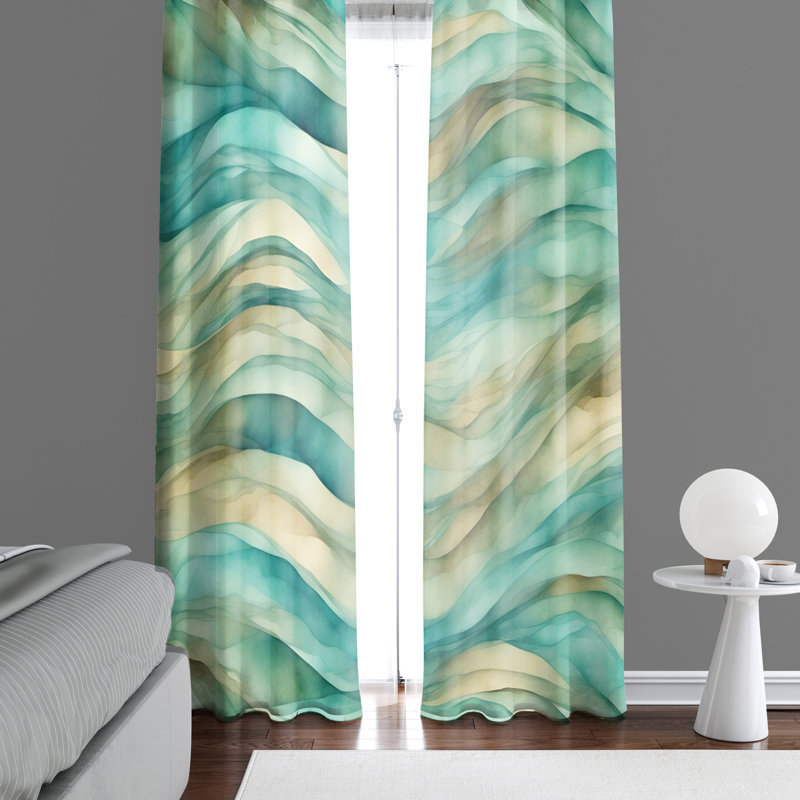 Semi Sheer Curtain Pair, 20" W x 61" L