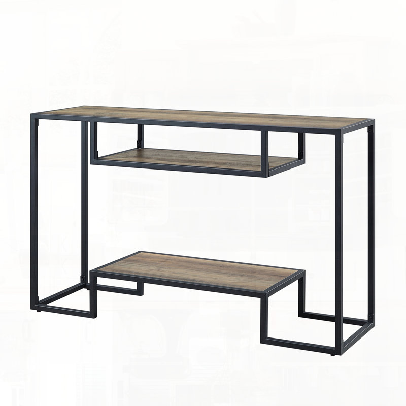 Table de canapé avec deux compartiments de rangement pour des besoins de rangement polyvalents