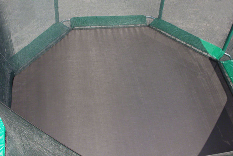 Trampoline 16' octogonal Magic Circle, Vert