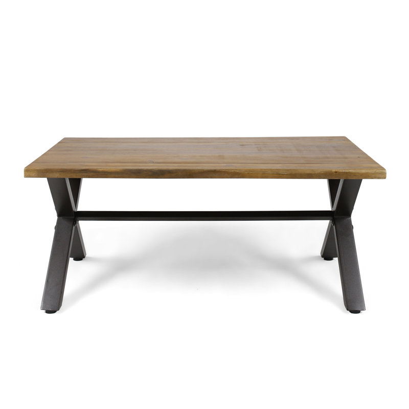 Jerrina Solid Wood Top End Table