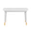 Ensemble de table et chaises pour enfants, ensemble de 5 pièces à finition blanche-392765984
