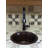 Novatto 15'' W Single Bowl Copper Kitchen Sink with 6 Faucet Holes
