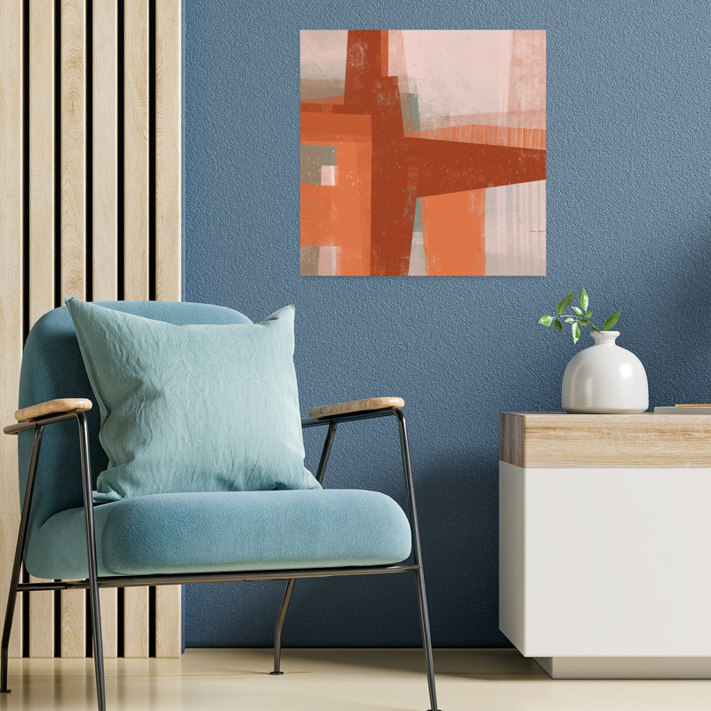 Art contemporain, art contemporain abstrait, H 18" x l 18"