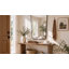 Miroir mural moderne à cadre incurvé, miroir décoratif pour salle de bain-556756316