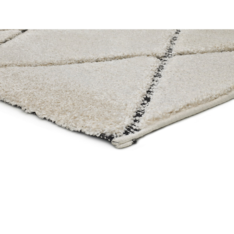 Linsey Geometric Shag Area Rug, Rectangle 200 x 290cm