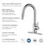 Pull Down Spray Single Lever Kitchen Tap-150585351