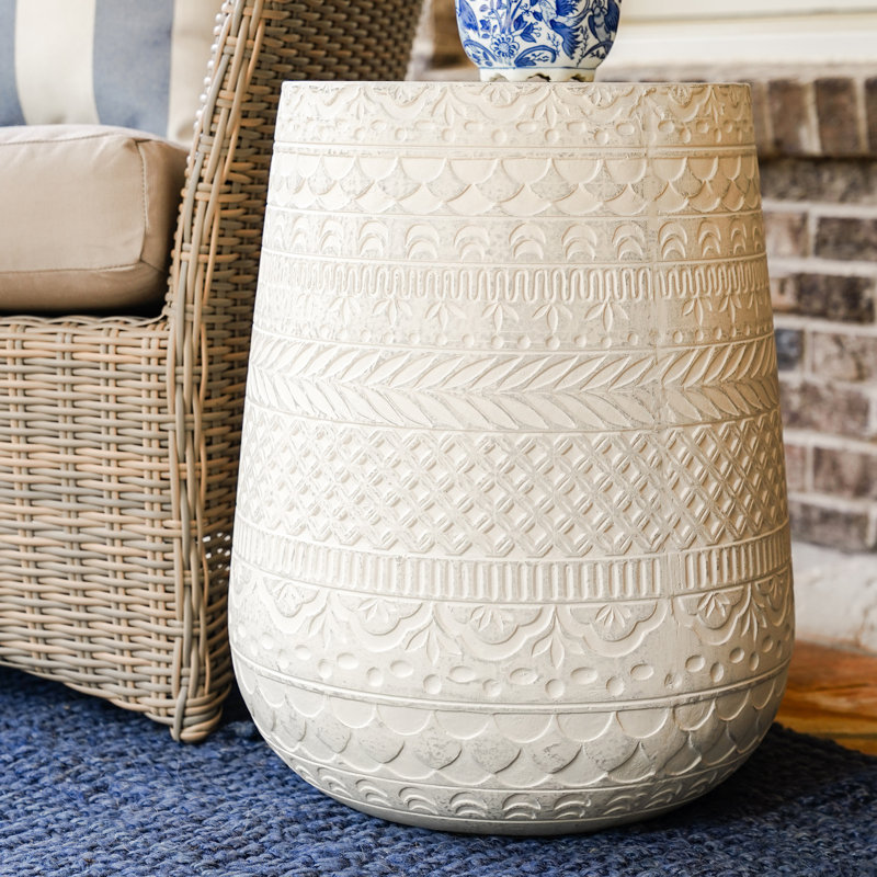 Lydia 17 inch Cement Side Table
