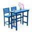 Ensemble de table de bar et chaises d'extérieur, ensemble de chaises de bar Adirondack