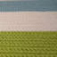 Tapis intérieur / extérieur en polypropylène tissé à la machine à motif géométrique ovale bleu / gris / vert-95698353