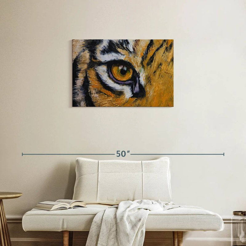 Oeil de tigre Brampt, H 20 po x l 30 po