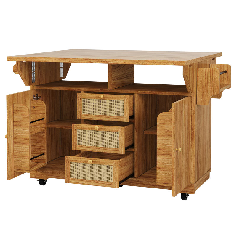 142.5 cm W Kitchen Island with
