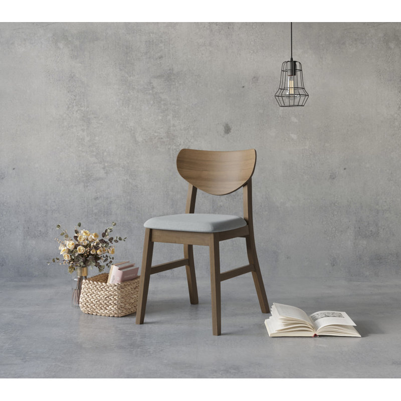 Arcolia 18.5'' H Upholstered Side Chair, Brown