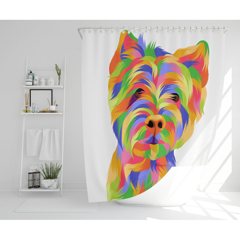 Eliuth Polyester Shower Curtain