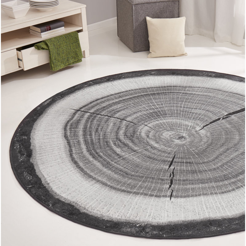 Bastia Machine Woven Indoor Rug, Round 100cm