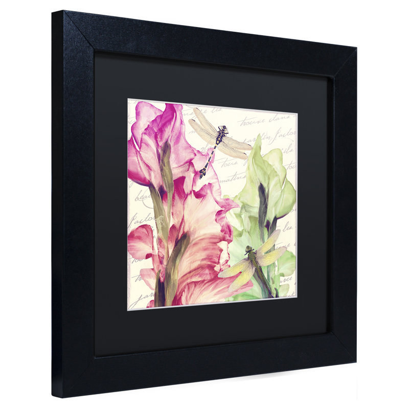 Jadaya «Dragonfly Morning II», impression encadrée, H 11 po x l 14 po x P 0,5 po, Noir