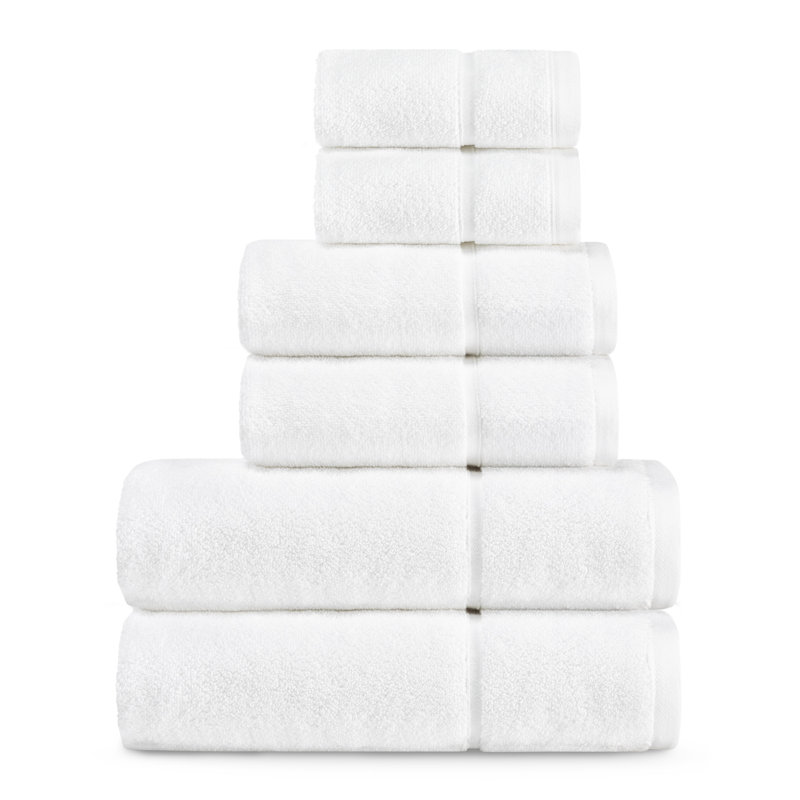 Ensemble de serviettes 6 pièces Vera Lux, Blanc