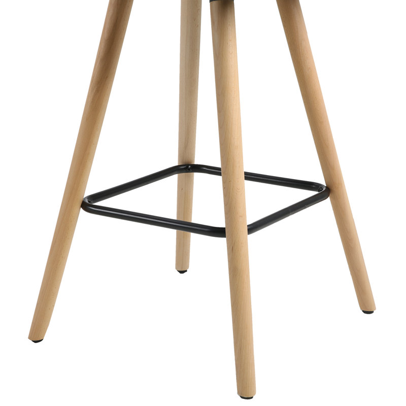 Jeb 70cm Bar Stool, Light Grey