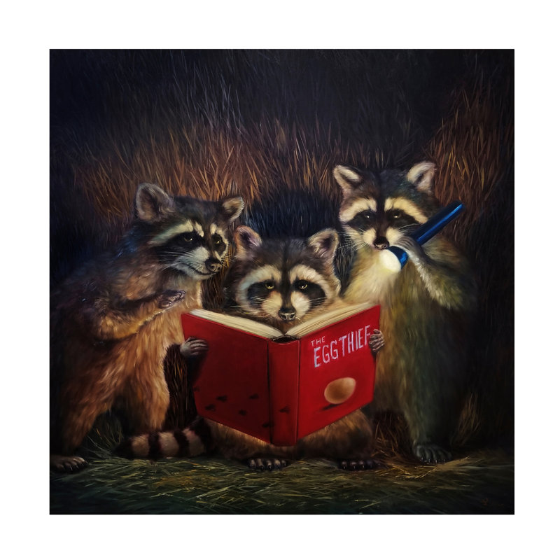 «Gianah Backyard Gangster On Canvas» par Lucia Heffernan, impression, H 14 po x l 14 po x P 2 po
