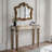 Euri Irregular Decorative Vintage Gold Arched Wall Mirror