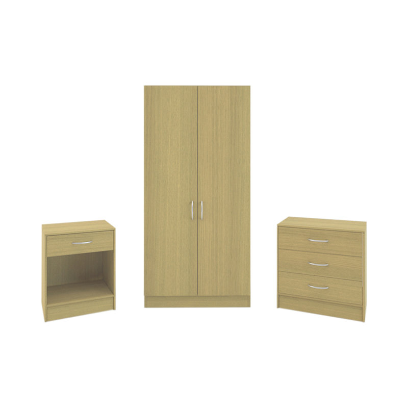 Beames Piece Bedroom Set, Oak