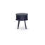 Ensemble de lit plateforme 3 pièces avec 1 lit Mid Century et 2 petites tables de chevet - Fabrication fiable et durable - Tissu en lin bleu denim-1396991124-1464329100
