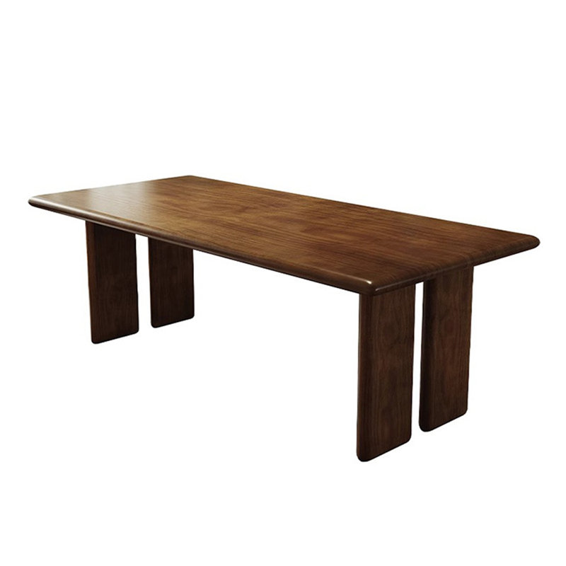 Reigh Pine Solid Wood Dining Table, 27.56" W x 55.12" L