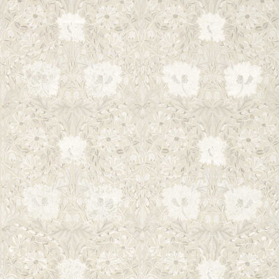Pure Honeysuckle & Tulip Embroidery Fabric