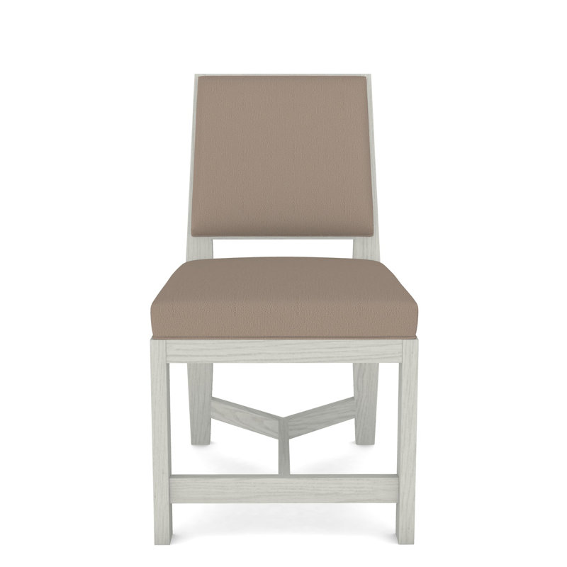 Thom Filicia Home Upholstered Back Side Chair, Navada Mushroom, Casa Blanca