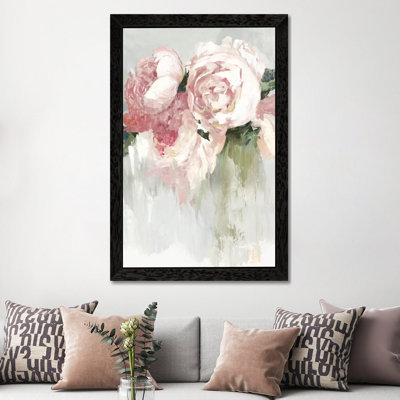 Peonies 1 Piece Wall Art on Canvas
