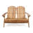 MALIBU ADIRONDACK LOVESEAT, 34.25'' H X 51.75'' W X 35.75'' D