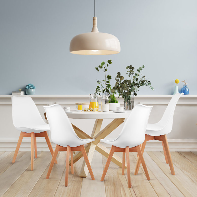 Chaise d'appoint Kelven, Blanc