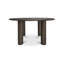 Table de salle à manger d'extérieur Rayshun bronze foncé