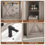 Meuble-lavabo 36 po avec lavabo, robinet, miroir, porte de grange coulissante et tiroirs-2025407617-2033704573