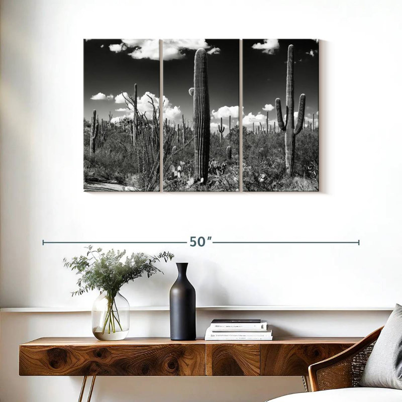 Alvord - Arizona noir - cactus Saguaro, H 24 po x l 38 po
