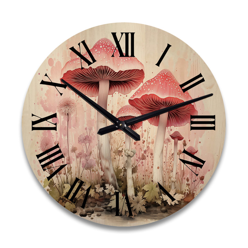 Très grande horloge murale en bois, Grand