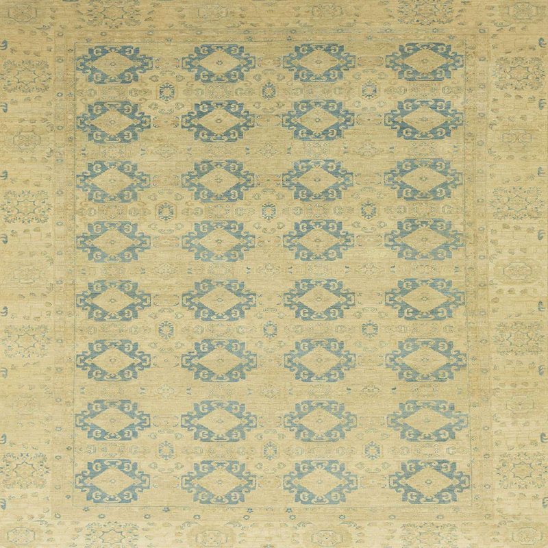 Tapis abstrait moderne 2604, Carré 7 pi