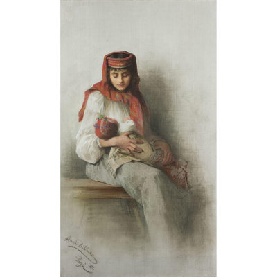 Peasant woman and child (1891)