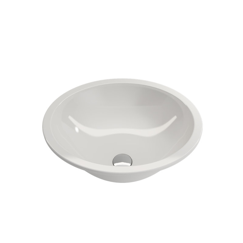 Parma 22.4'' L Bathroom Sink, White