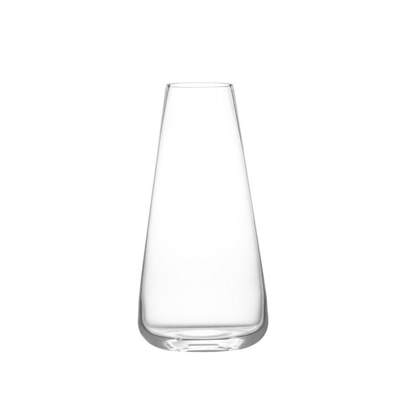 York - Vase - Large - Clear, 7.5" H x 4" W x 4" D