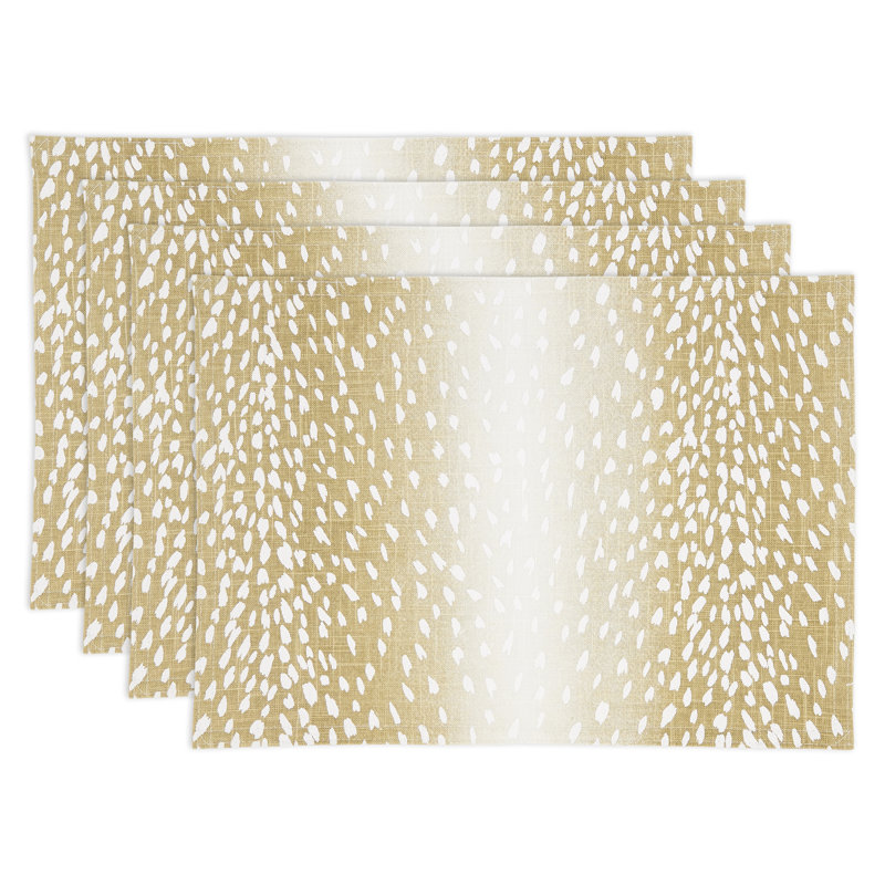 Napperon 55% lin - 45% rayonne rectangulaire