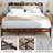 Upholstered Platform Bed with Headboard-574050542