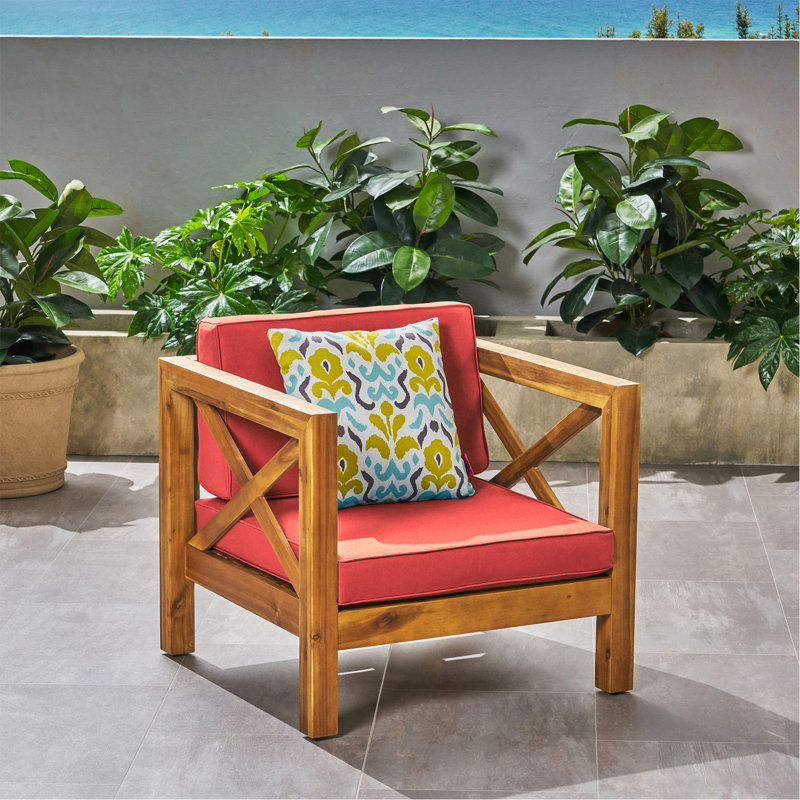 Fauteuil de patio, Rouge