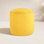 Demi Round Upholstered Outdoor Ottoman with Sunbrella® Cushion
