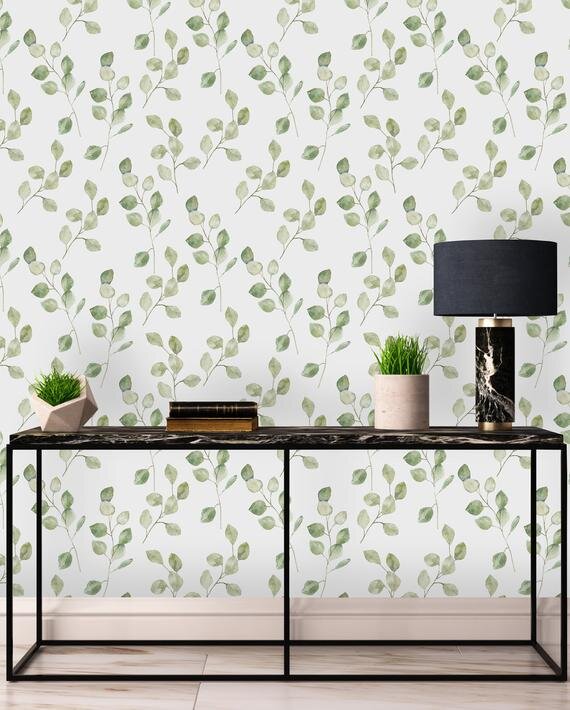 Green Peel and Stick Wallpaper by WallPops