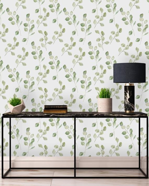 Tempaper Canvas Palm Green Grove Peel And Stick Wallpaper  Target