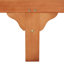 Chaise longue simple inclinable en eucalyptus avec coussins 78,70 po Jivera-352758287-344942716