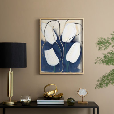 Reproduction encadrée FLORAL Series DCCX - bois massif