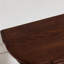 Console demi-cercle en bois massif brun-273227938