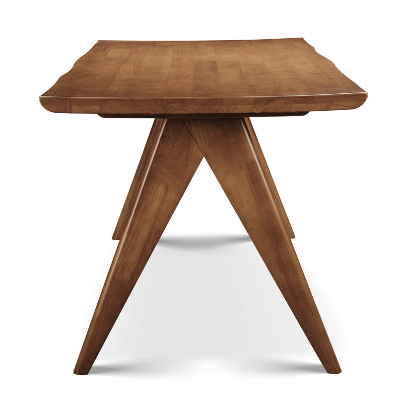 Spring Rectangle Wooden Dining Table, 75cm H x 145cm x 85cm